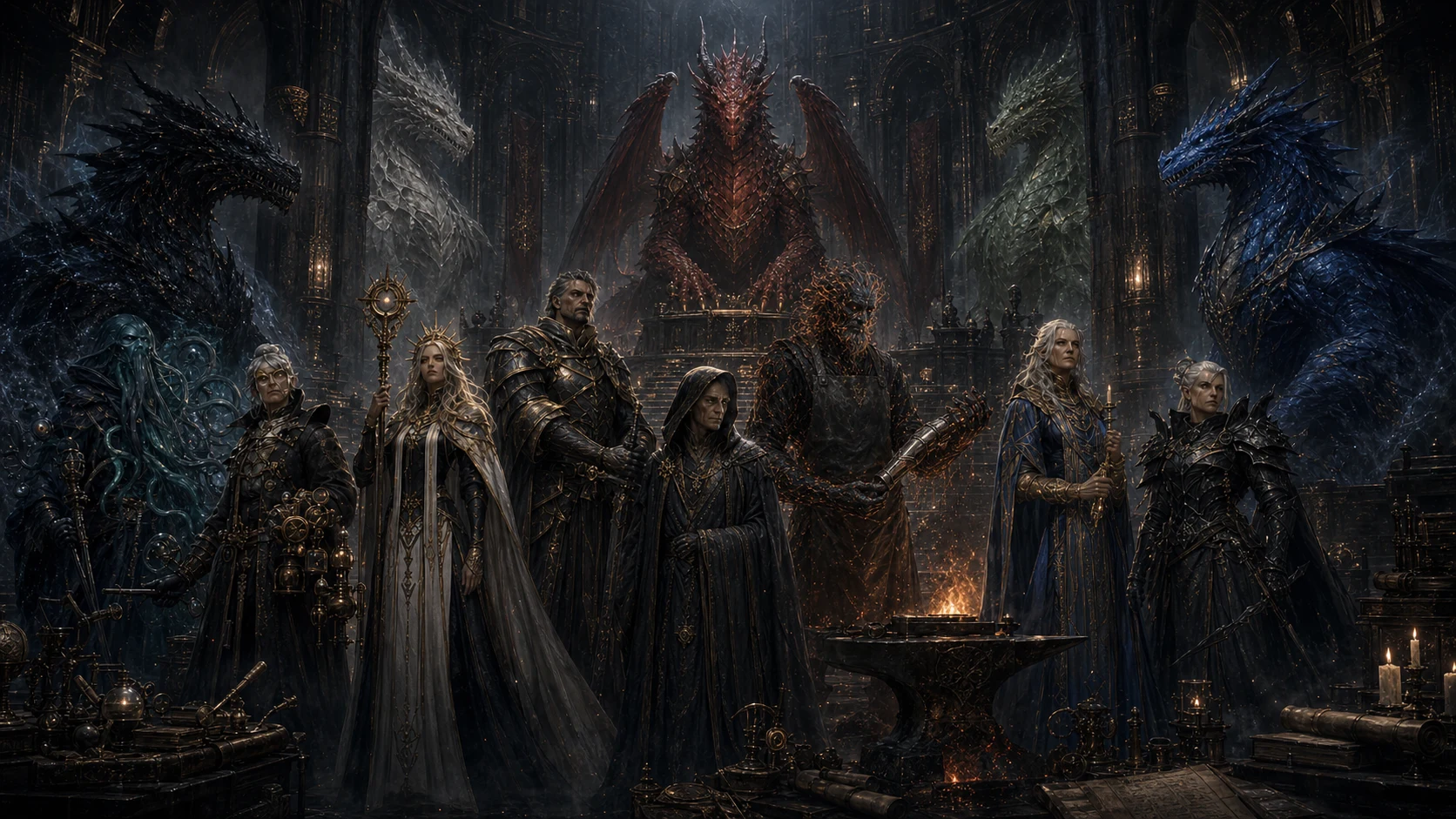 The Saviors of Exandria gathered beneath the Sun Tree and the watch of the Chroma Council